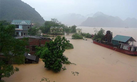 Inundaciones en Vietnam